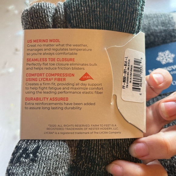 Norsewear Men's Black and Gray Wool Socks | merino wool - Picture 3 of 5